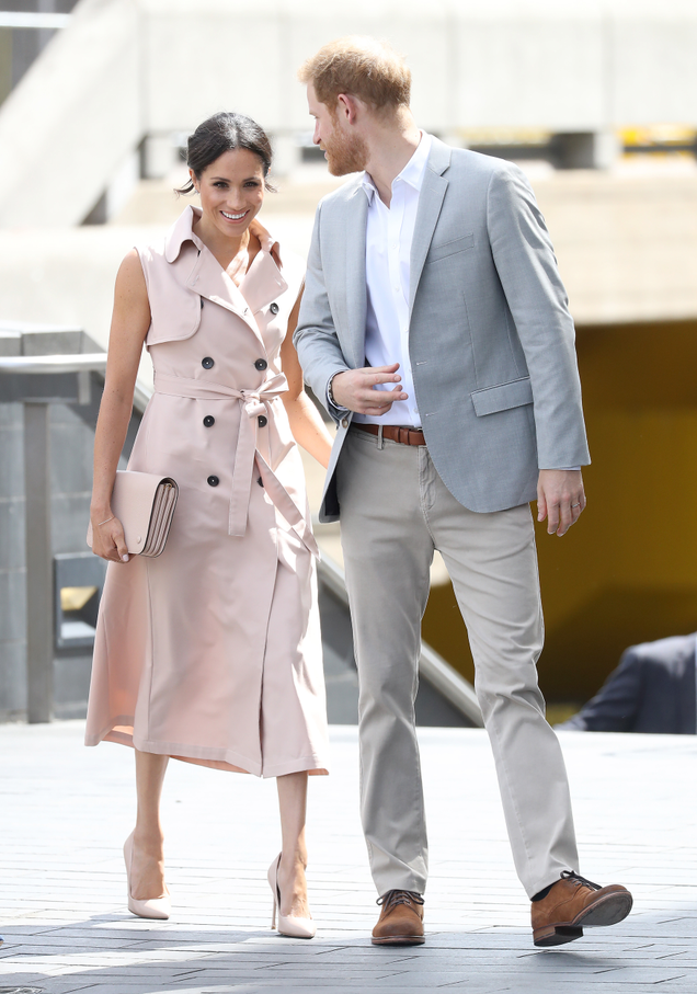 Meghan, Duchess of Sussex and Prince Harry, Duke of Sussex visit the Nelson Mandela Centenary Exhibition on July 17, 2018 in London, England.